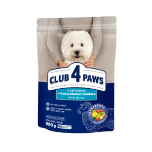 Сухой корм для собак Club 4 Paws Премиум. Для мелких пород - ягненок и рис 900 г (4820083909597)