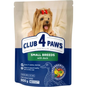 Сухий корм для собак Club 4 Paws Premium для малих порід з качкою 900 г (4820269143159)