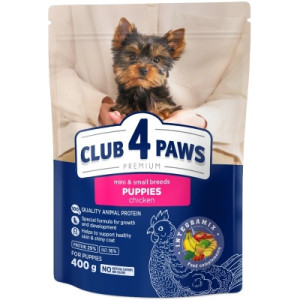 Сухий корм для собак Club 4 Paws Puppies Mini &amp; Small Breeds Chicken 14 кг (4820269145733)