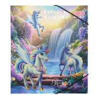 Папка для зошитів UNICORN, картонна, на гумці В5 (200х230мм), KIDS Line (ZB.14990-43)