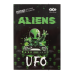 Папка для праці та зошитів UFO, картонна, на гумці А4 (225x316мм), KIDS Line (ZB.14940-01)