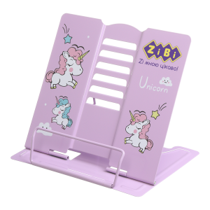 Підставка для книг 200x155x190мм, металева, фіолетовий ZIBI (ZB.3502-07)