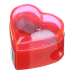Точилка для карандашей HEART, с контейнером, 1 отв. пластик. корпус, ассорти, KIDS Line ZIBI (ZB.5525)