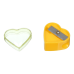 Точилка для карандашей HEART, с контейнером, 1 отв. пластик. корпус, ассорти, KIDS Line ZIBI (ZB.5525)