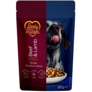 Влажный корм для собак Lovely Hunter Adult Beef &amp; Lamb 85 г (LHU47942)