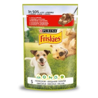 Влажный корм для собак Purina Friskies с говядиной и картофелем в подливке 85 г (8445290751034)