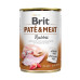 Вологий корм для собак Brit Care Pate and Meat для дорослих собак з кроликом (8595602557455)