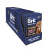 Вологий корм для собак Brit Premium Fillets in Gravy Turkey & Carrots Puppy 85 г (8595602572458)