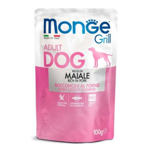 Влажный корм для собак Monge Dog Grill со свининой 100 г (8009470013147)