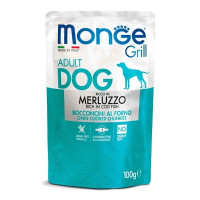 Влажный корм для собак Monge Dog Grill с треской 100 г (8009470013130)