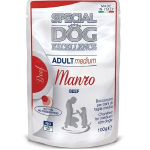 Вологий корм для собак Monge SPECIAL DOG EXCELLENCE Medium яловичина 100 г (8009470060578)