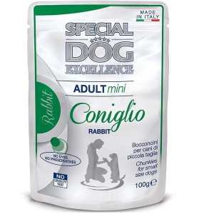 Вологий корм для собак Monge SPECIAL DOG EXCELLENCE Mini кролик 100 г (8009470060561)