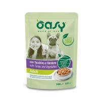 Влажный корм для собак OASY One Protein Formula Adult индейка и овощи 100 г (8054329510605)