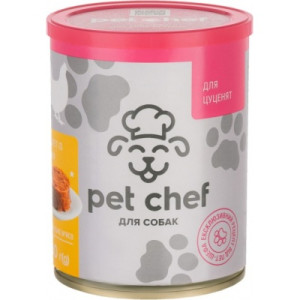 Консервы для собак Pet Chef паштет с курицей для щенков 360 г (4820255190372)
