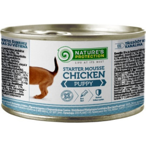 Консервы для собак Nature's Protection Puppy Starter Mousse Chicken 200 г (KIK45514)