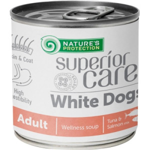 Консервы для собак Nature's Protection White Dogs All Breeds Adult Salmon and Tuna суп 140 мл (KIKNPSC63360)