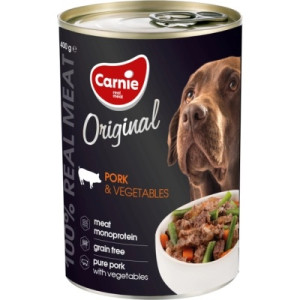 Консервы для собак Carnie Original Mono Protein Свинина с овощами 400 г (4820255193205) (4820255193533)