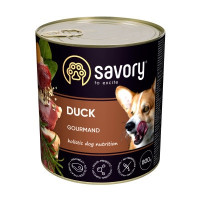 Консервы для собак Savory Dog Gourmand утка 800 г (4820232630488)