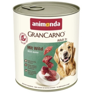 Консервы для собак Animonda GranCarno Adult with Game с дичью 800 г (4017721824835)