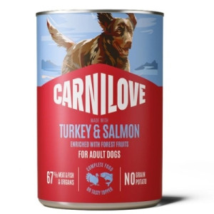 Консервы для собак Carnilove Salmon &amp; Turkey 400 г (8595602582839)