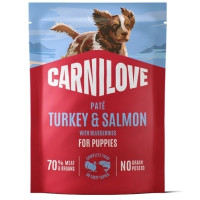 Консервы для собак Carnilove Turkey & Salmon with Blueberries Puppies 300 г (8595602583706)