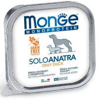 Консервы для собак Monge Dog Solo 100% утка 150 г (8009470014182)