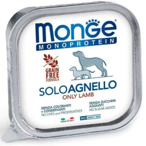 Консервы для собак Monge Dog Solo 100% ягненок 150 г (8009470014151)