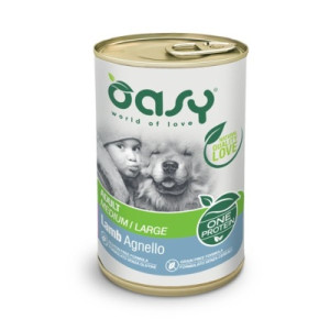 Консервы для собак OASY One Animal Protein ADULT Medium/Large с ягненком 400 г (8053017342320)