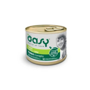 Консервы для собак OASY One Animal Protein ADULT Small/Mini с кроликом 200 г (8053017344423)