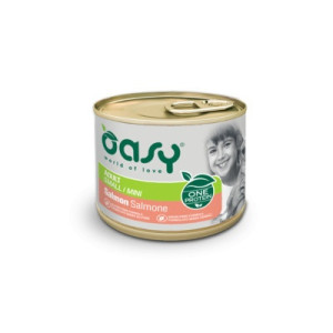Консервы для собак OASY One Animal Protein ADULT Small/Mini с лососем 200 г (8053017344386)