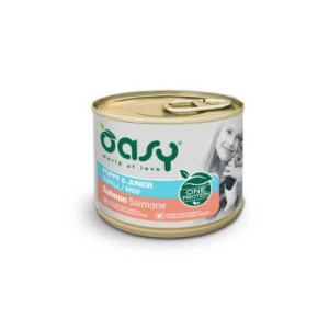 Консервы для собак OASY One Protein Formul Puppy &amp; Junior Small/Mini с лососем 200 г (8053017344461)
