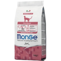 Сухой корм для кошек Monge Cat Sterilised с говядиной 1.5 кг (8009470005524)