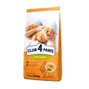 Сухой корм для кошек Club 4 Paws Премиум. С кроликом 14 кг (4820083909153)