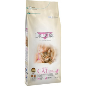 Сухий корм для кішок BonaCibo Adult Cat Light&amp;Sterilized 2 кг (8694686406137)