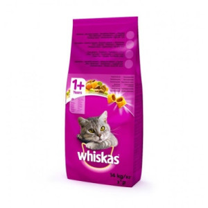 Сухой корм для кошек Whiskas с говядиной 14 кг (5900951014345)