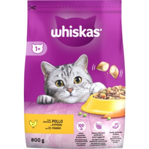 Сухой корм для кошек Whiskas с курицей 800 г (5998749144367/5900951355929)