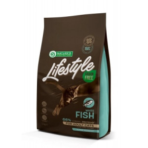 Сухий корм для кішок Nature's Protection Lifestyle Grain Free White Fish Adult Cat 1.5 кг (NPLS45959)
