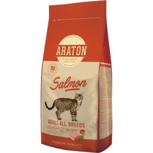 Сухой корм для кошек ARATON SALMON Adult All Breeds 15 кг (ART47464)