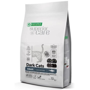 Сухий корм для кішок Nature's Protection Superior Care Dark Cats Grain Free Herring 1.5 кг (NPSC47632)