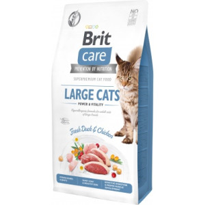Сухой корм для кошек Brit Care Cat GF Large cats Power and Vitality 7 кг (8595602540907)