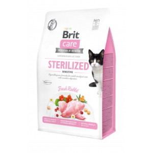 Сухой корм для кошек Brit Care Cat GF Sterilized Sensitive 400 г (8595602540778)