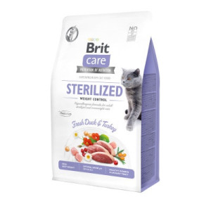 Сухой корм для кошек Brit Care Cat GF Sterilized Weight Control 400 г (8595602540808)