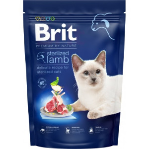 Сухой корм для кошек Brit Premium by Nature Cat Sterilized Lamb 800 г (8595602553082)