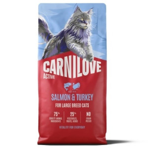 Сухий корм для кішок Carnilove Active Salmon &amp; Turkey Large Breed 6 кг (8595602581665)
