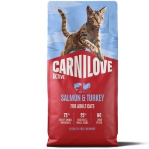 Сухий корм для кішок Carnilove Active Salmon &amp; Turkey 6 кг (8595602581610)