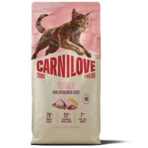 Сухой корм для кошек Carnilove True Fresh Turkey Sterilised 6 кг (8595602582136)