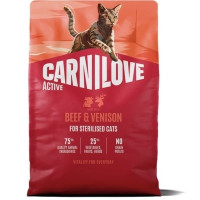 Сухий корм для кішок Carnilove Active Beef & Venison Sterilised 2 кг (8595602581702)