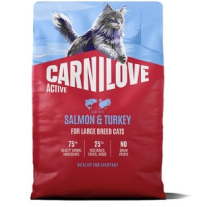 Сухий корм для кішок Carnilove Active Salmon &amp; Turkey Large Breed 2 кг (8595602581658)