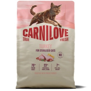 Сухой корм для кошек Carnilove True Fresh Turkey Sterilised 2 кг (8595602582129)