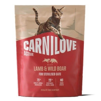 Сухий корм для кішок Carnilove Active Lamb & Wild Boar Sterilised 400 г (8595602581429)